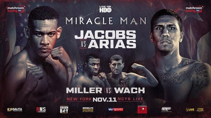 Danny Jacobs vs. Luis Arias this Saturday on HBO Danny Jacobs Jarrell “Big Baby” Miller Luis Arias Mariusz Wach Press Room