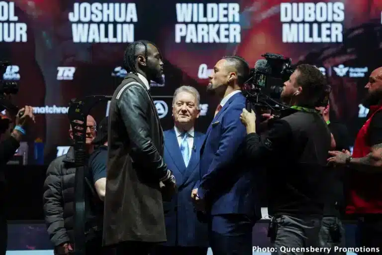 Deontay Wilder Says If He Cannot Get Joshua Fight Next Year He'll Fight Ngannou Instead