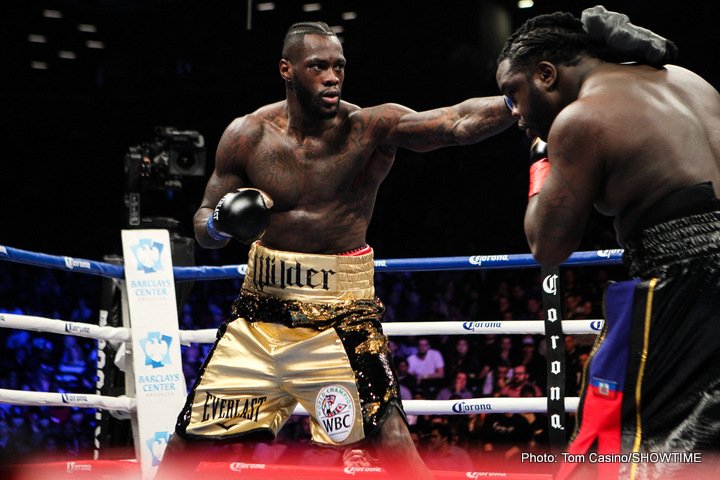 Viciously victorious over Stiverne, Wilder again calls out Joshua