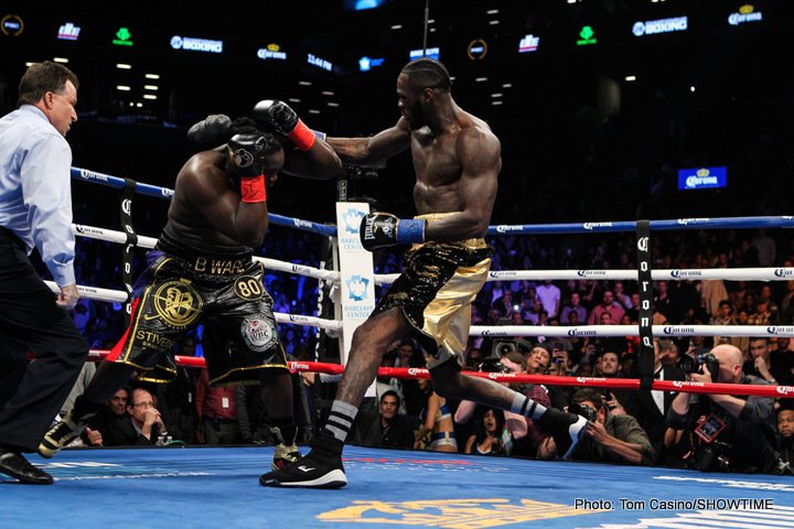 Viciously victorious over Stiverne, Wilder again calls out Joshua