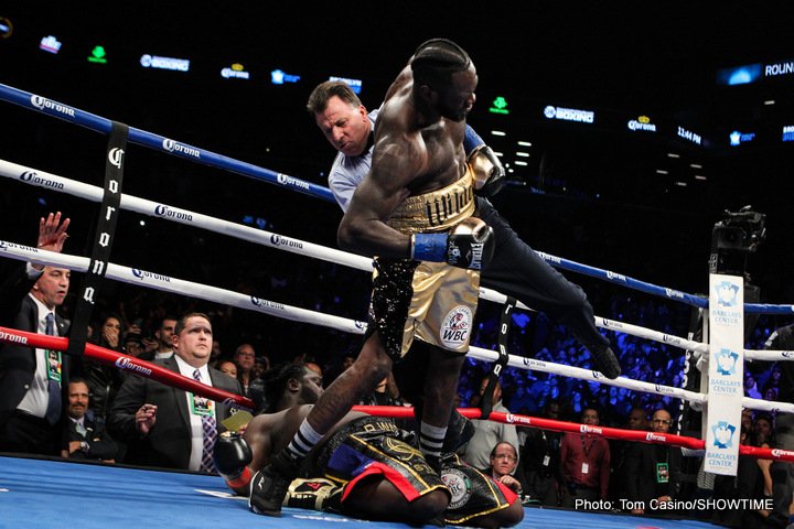 Viciously victorious over Stiverne, Wilder again calls out Joshua