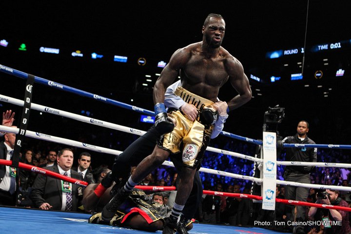 Viciously victorious over Stiverne, Wilder again calls out Joshua