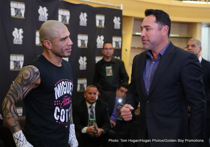 Will Miguel Cotto's retirement stick? Oscar De La Hoya for one is not sure