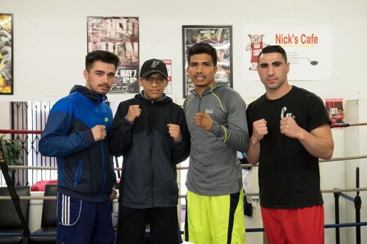 Carlos Morales quotes for De La Hoya-Salgado card on Dec.14 Carlos Morales Dardan Zenunaj Diego De La Hoya Jose Salgado Press Room