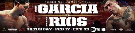 Brandon Rios battles Danny Garcia on February 17