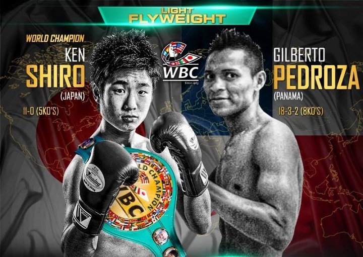 Ken Shiro vs. Gilberto Pedroza - WBC stats Gilberto Pedroza Ken Shiro Press Room