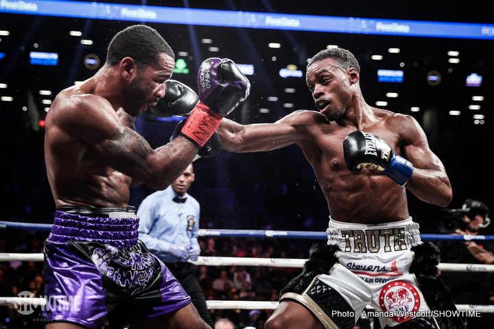 Results: Errol Spence Jr. stops Lamont Peterson