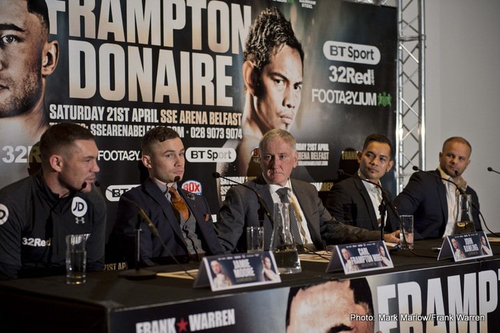 Frampton - Donaire Presser Quotes & Undercard Update