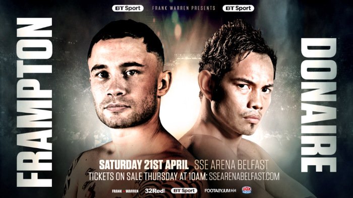 Frampton vs Donaire Tickets Go On Sale