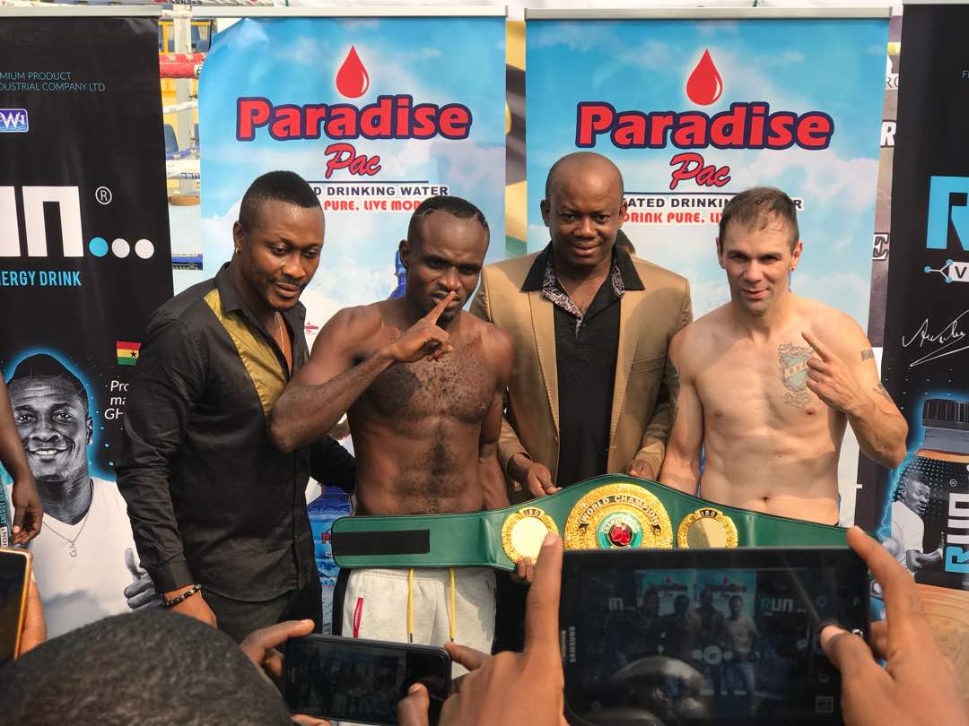 Tagoe, Saucedo set for IBO title showdown in Accra tonight