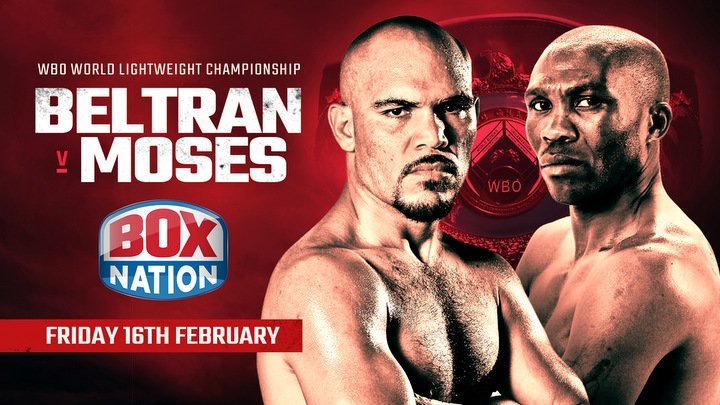 Beltran vs Moses on Feb 16 in Reno