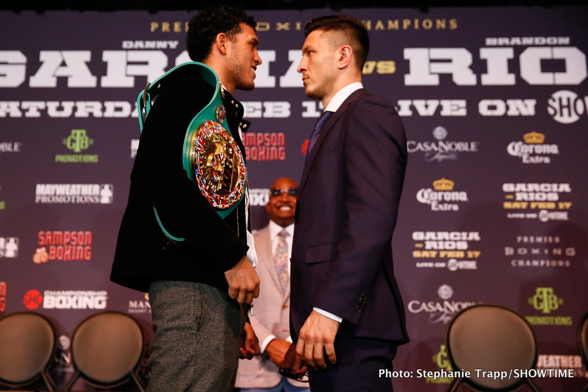 Danny Garcia and Brandon Rios final press conference videos, quotes