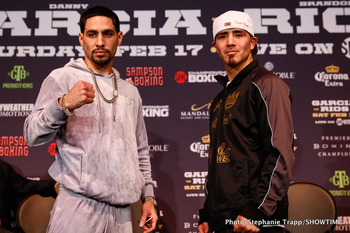 Danny Garcia and Brandon Rios final press conference videos, quotes