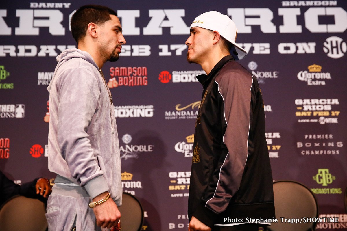 Danny Garcia and Brandon Rios final press conference videos, quotes