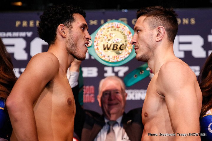 Danny Garcia - Brandon Rios official weights