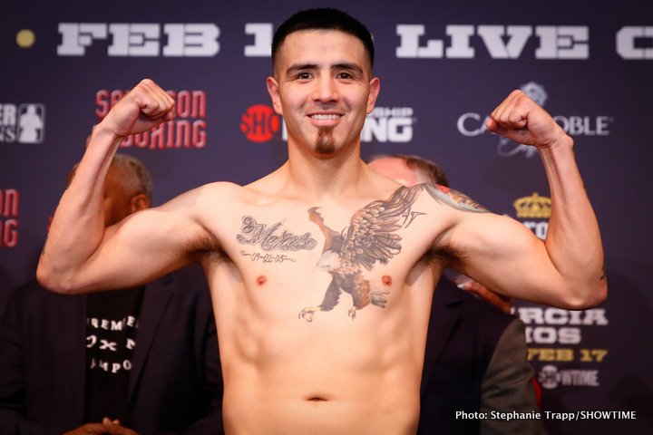 Danny Garcia - Brandon Rios official weights