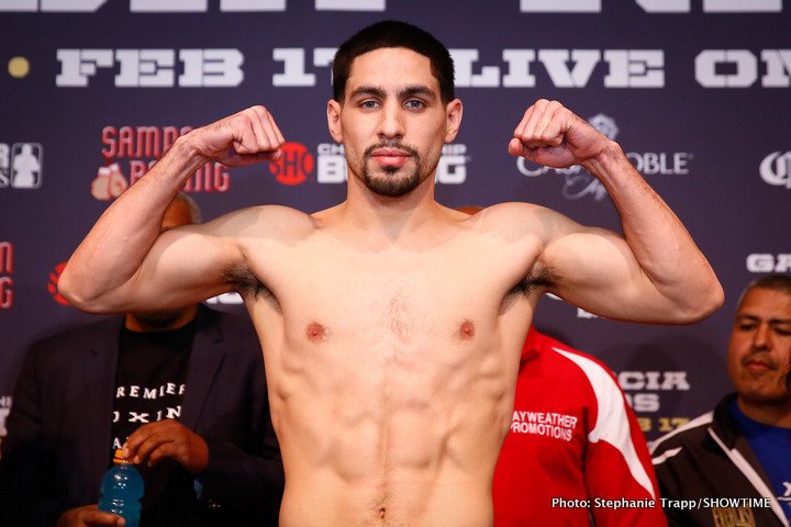 Danny Garcia - Brandon Rios official weights