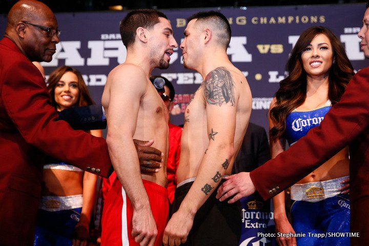Danny Garcia - Brandon Rios official weights