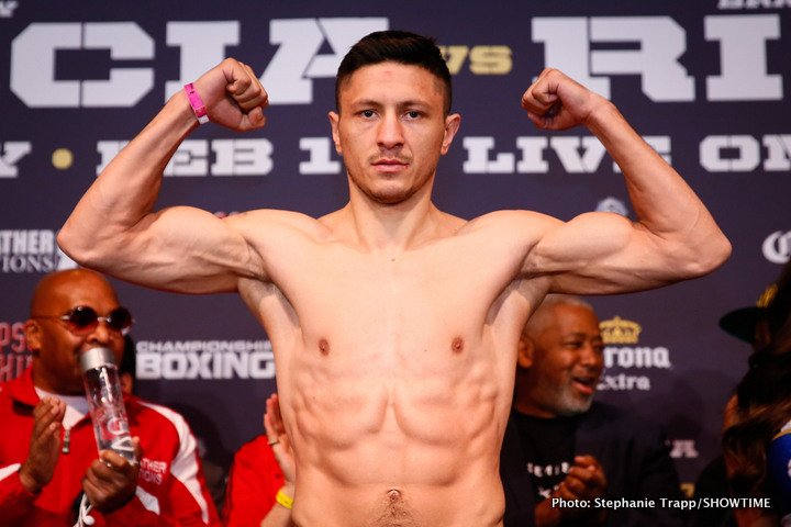 Danny Garcia - Brandon Rios official weights