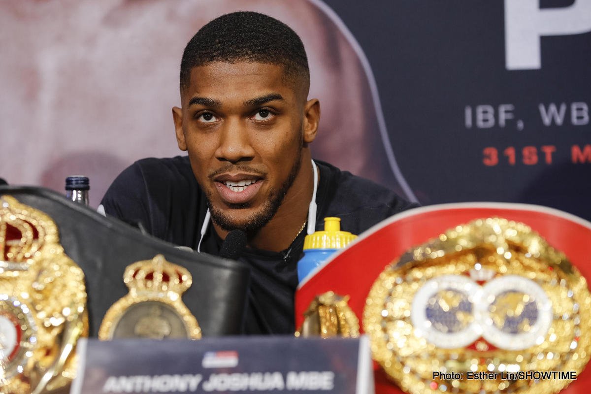 Anthony Joshua's Leaked Phone Call; AJ Recorded As He Talks About His Next Fight