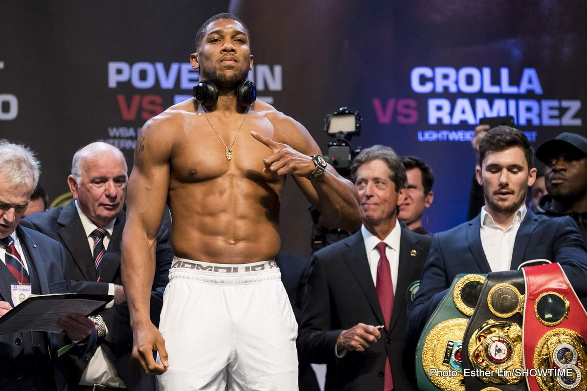 Andy Ruiz Set To Be Confirmed As Joshua's June Foe