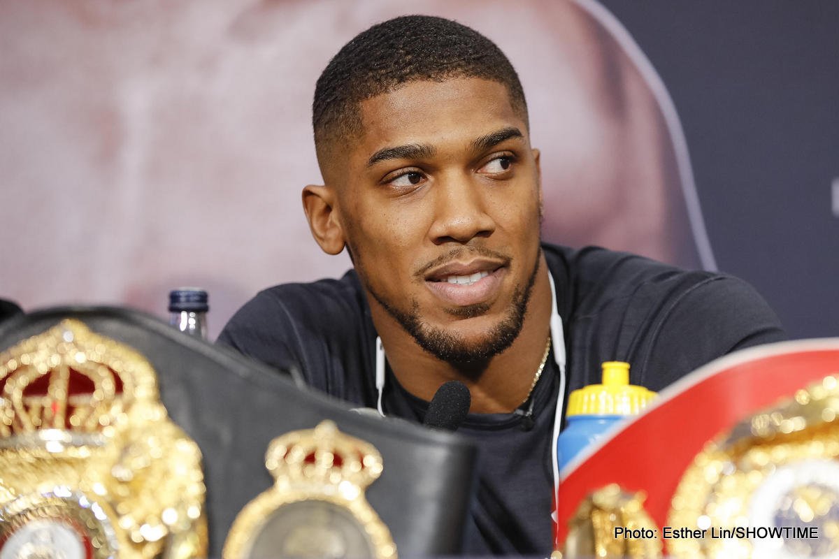 Anthony Joshua: “Jarrell Miller Got Caught On PEDs, I Can't Really Respect That"