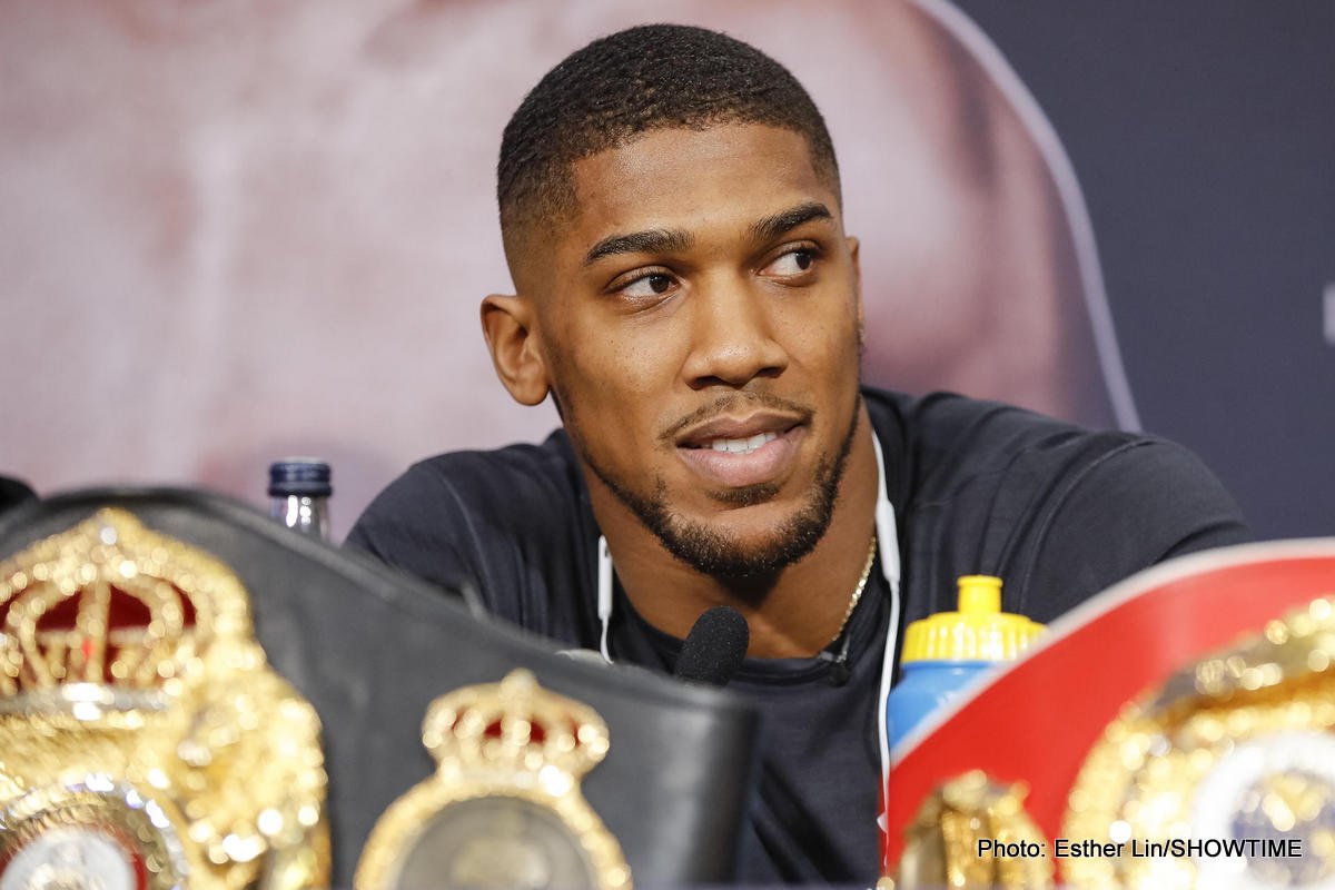 Hearn: Anthony Joshua calls the shots – will make a decision on his next fight over the next ten days