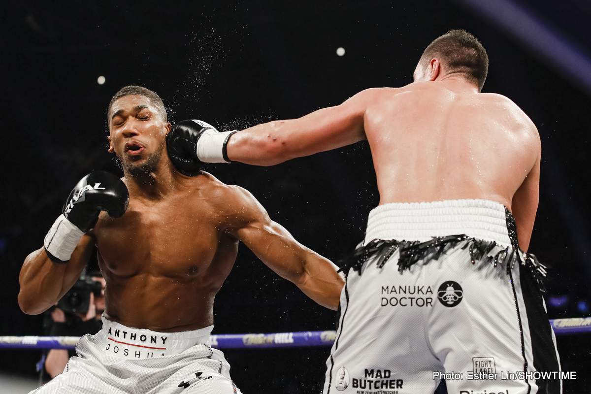 No Fireworks, but Joshua adds WBO belt to his collection with wide UD win over Parker