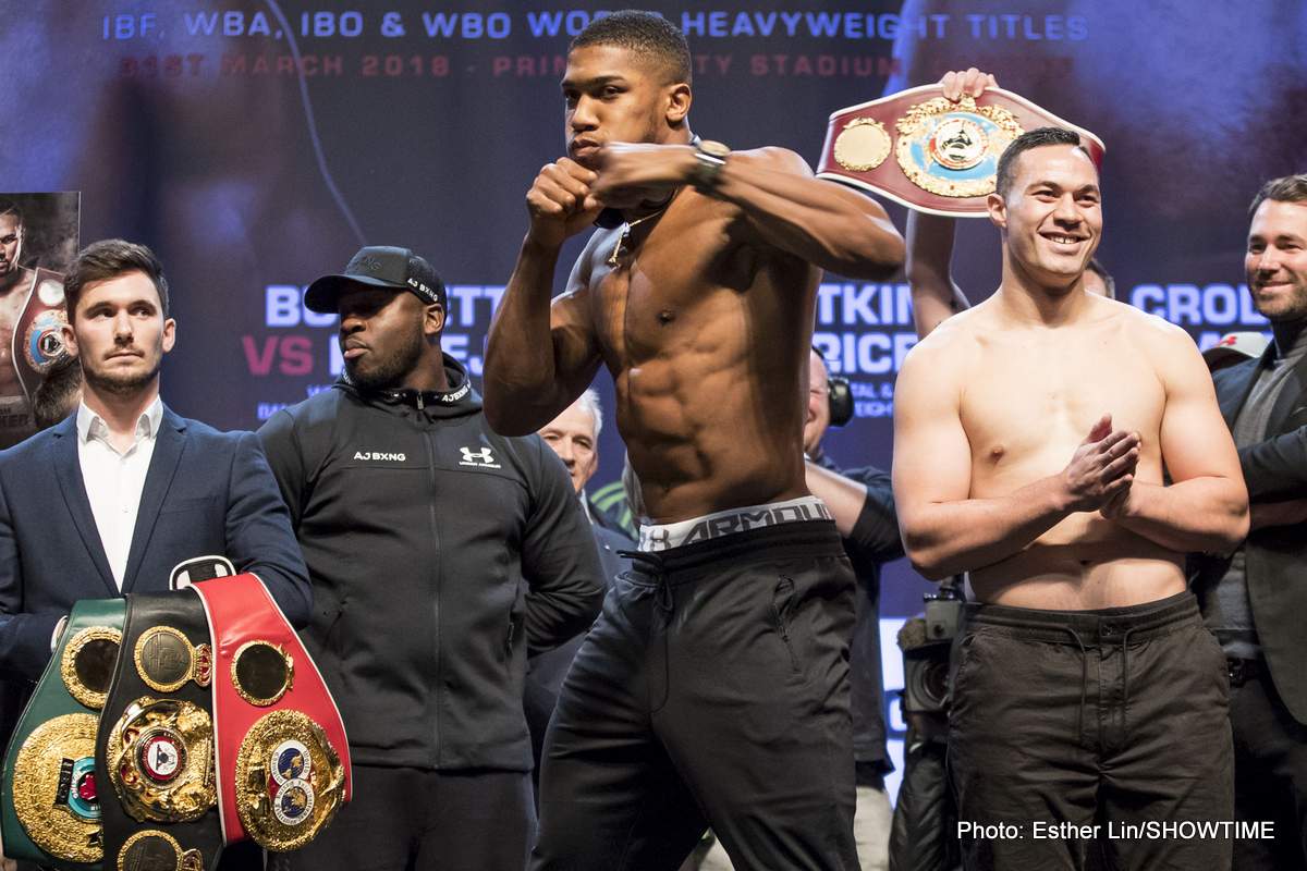 Anthony Joshua-Alexander Povetkin a strong possibility for this year – if both men win tomorrow night