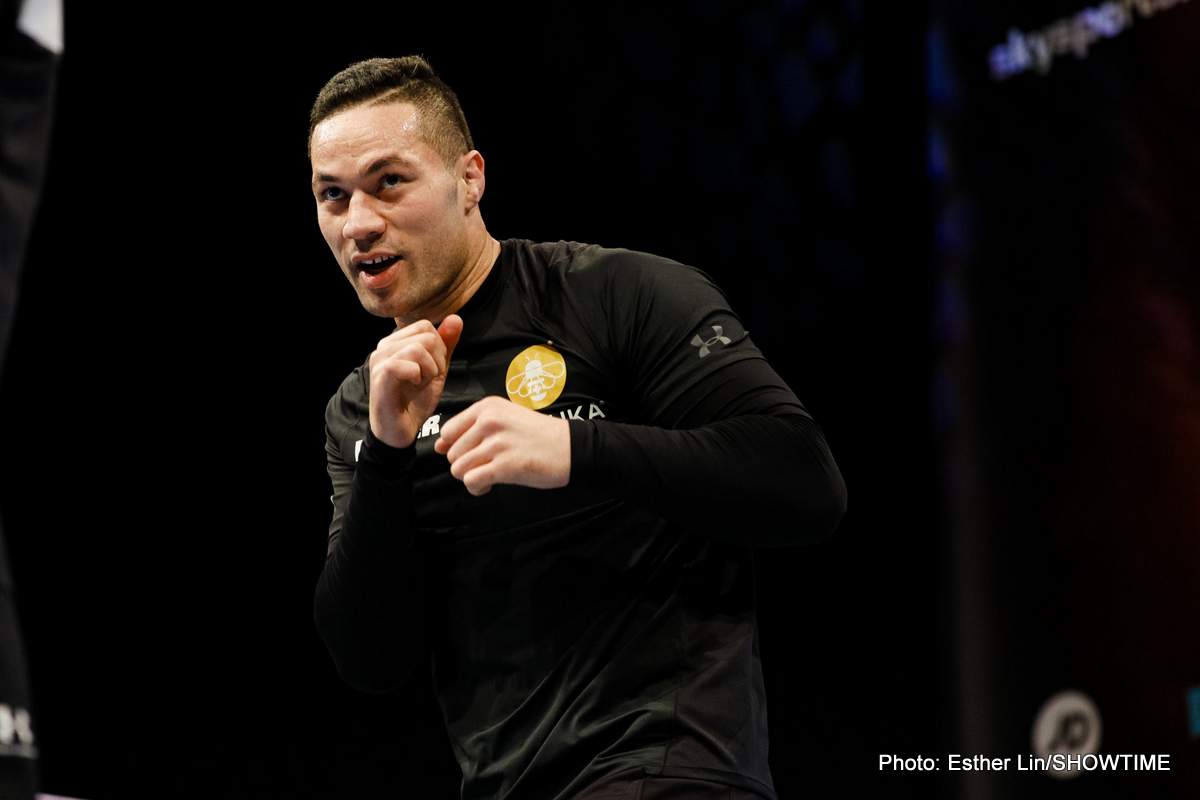 Joseph Parker wants to KO Dillian Whyte quicker than Anthony Joshua managed it; end his own KO drought