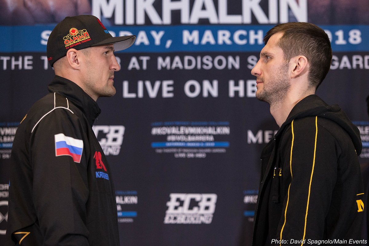 Sergey Kovalev vs. Igor Mikhalkin & Dmitry Bivol vs. Sullivan Barrera Final Press Conference Quotes