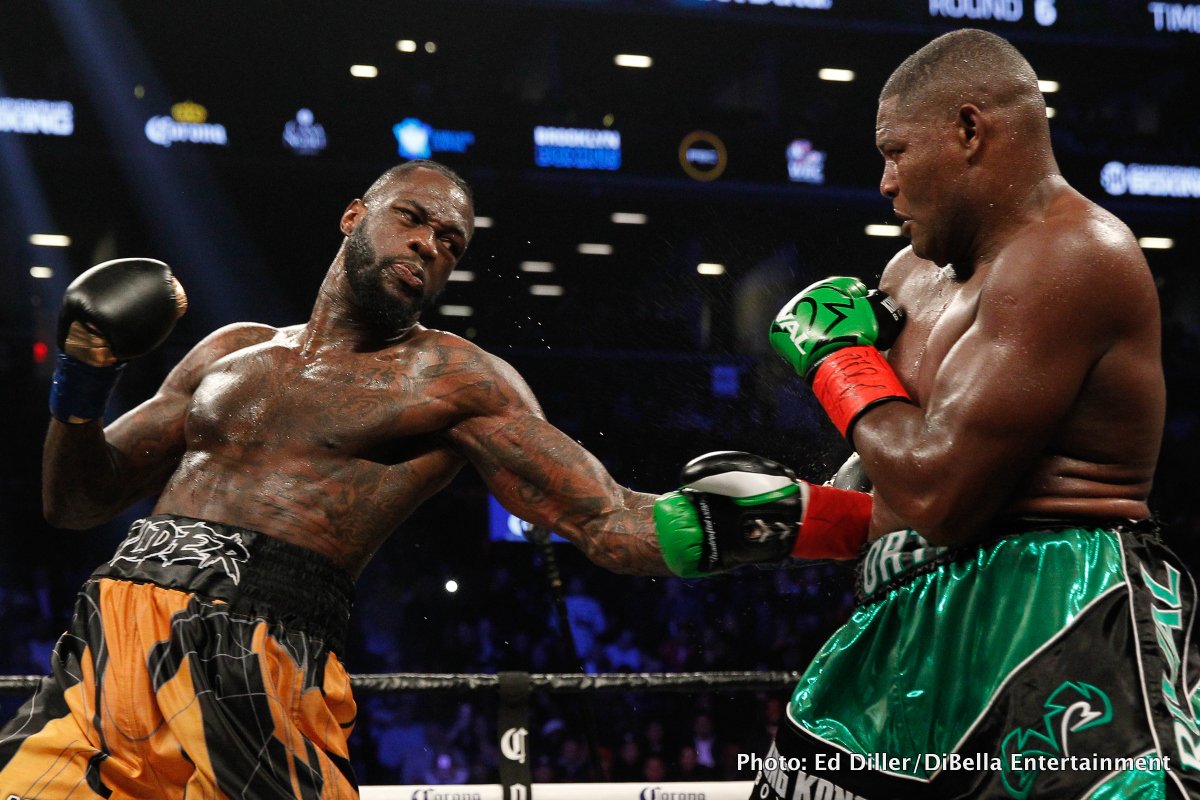 Deontay Wilder says the world is waiting to see if Anthony Joshua mentions his name after tonight's fight with Joseph Parker