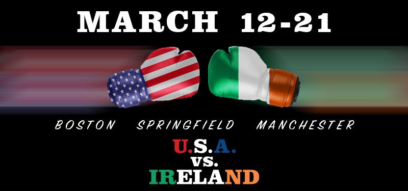 Boxing: Team United States Defeats Team Ireland 8 to 4