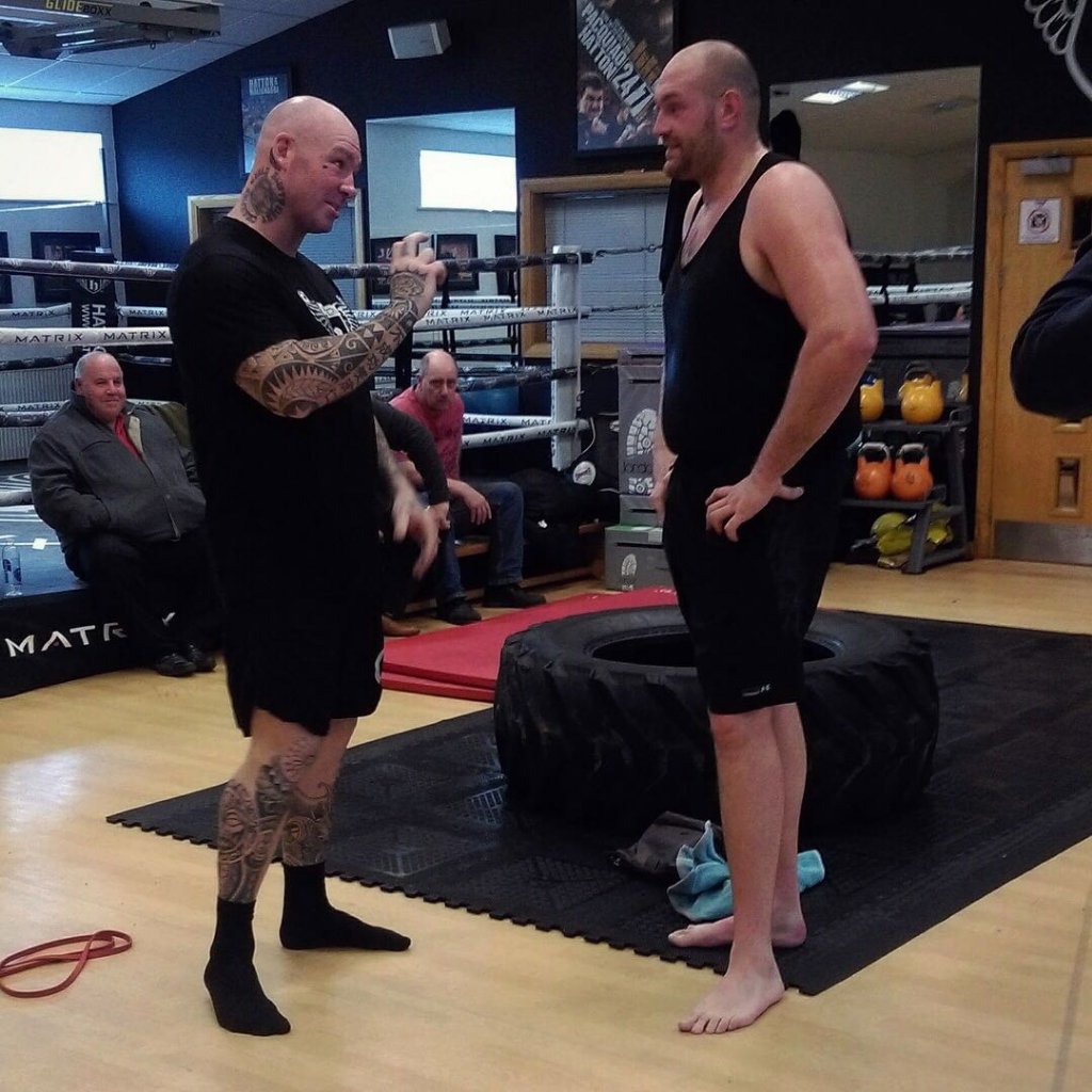 Browne spars Tyson Fury in preparation for Whyte