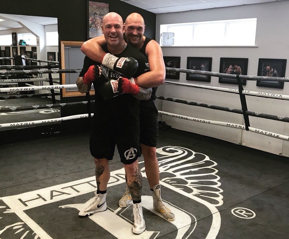 Browne spars Tyson Fury in preparation for Whyte