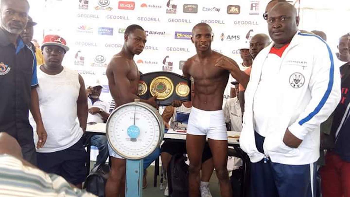 Weights from Accra: Boxers on weight for Azumah Nelson Fight Night
