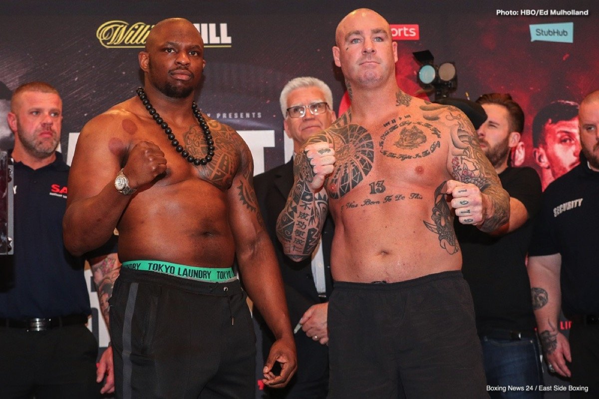 Dillian Whyte Vs. Lucas Browne Livestream - Weigh-In