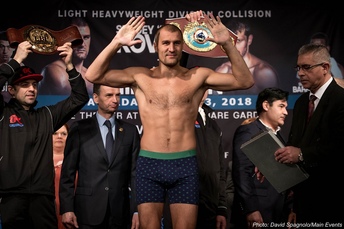 Weights: Kovalev-Mikhalkin & Bivol-Barrera