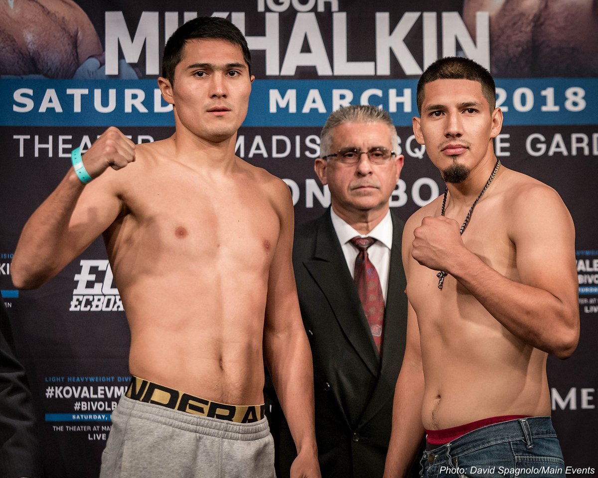 Weights: Kovalev-Mikhalkin & Bivol-Barrera