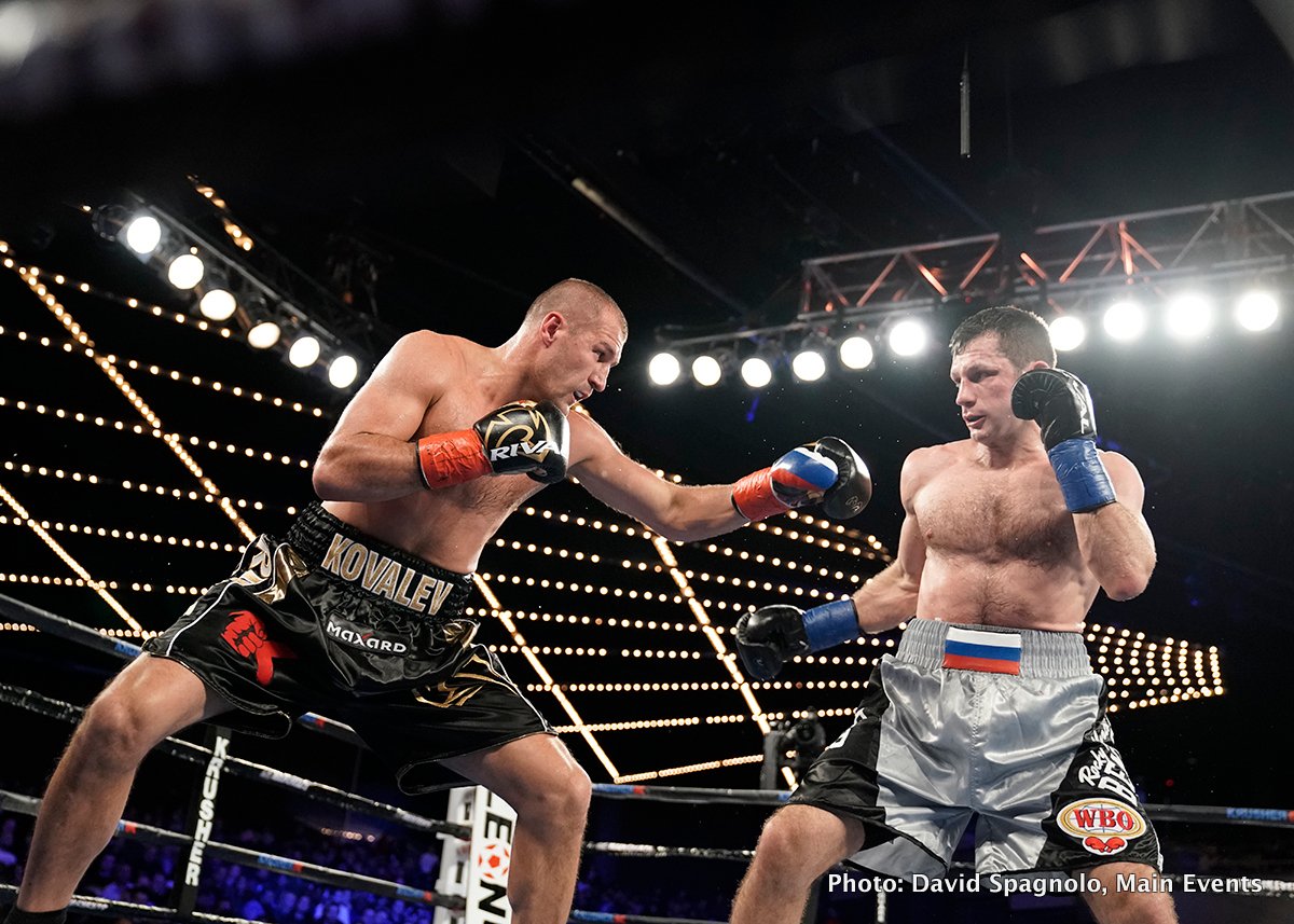 Igor Mikhalkin, Sergey Kovalev boxing image / photo