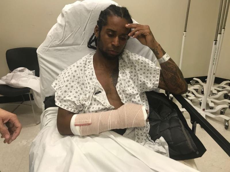 Braulio Rodriguez fractures hand in bout with Christopher Diaz Braulio Rodriguez Christopher Diaz Press Room