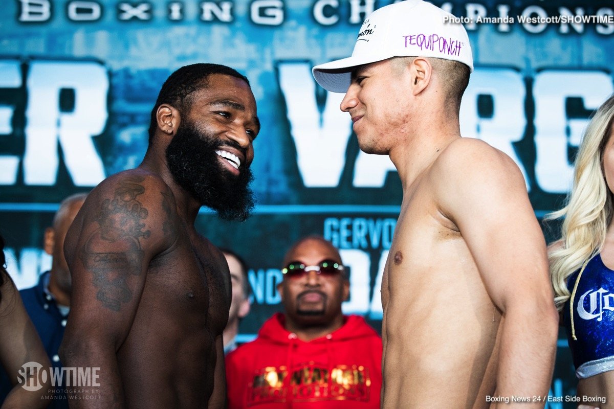 Broner-Vargas, Charlo-Centeno & Davis-Cuellar - Weights & quotes