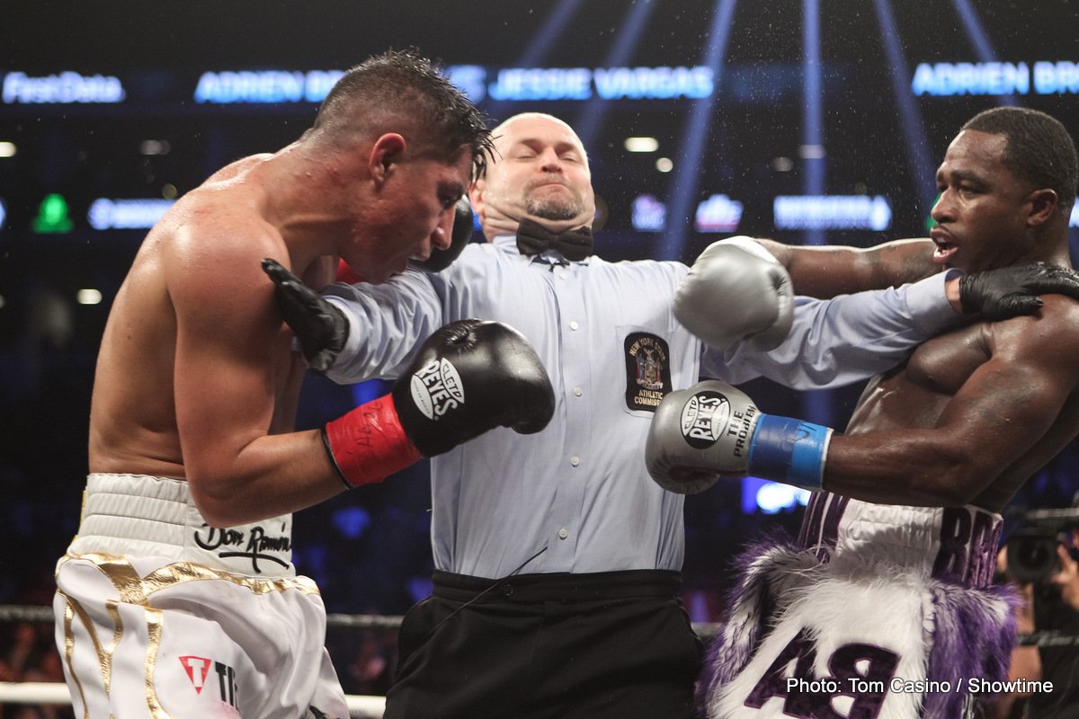 Results: Adrien Broner vs. Jessie Vargas ends in draw