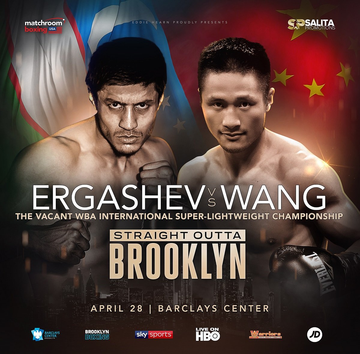 Shohjahon Ergashev fights Zhimin Wang on 4/28 Shohjahon Ergashev Zhimin Wang Press Room