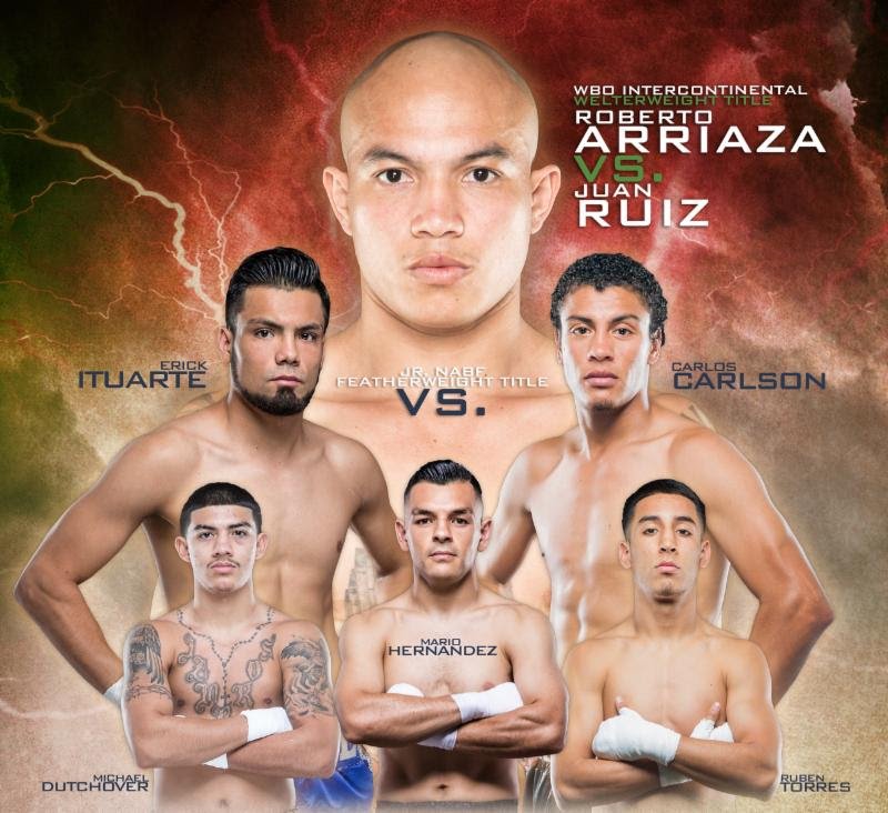 Roberto Arriaza vs. Juan Ruiz on May 11 Juan Ruiz Roberto Arriaza Press Room