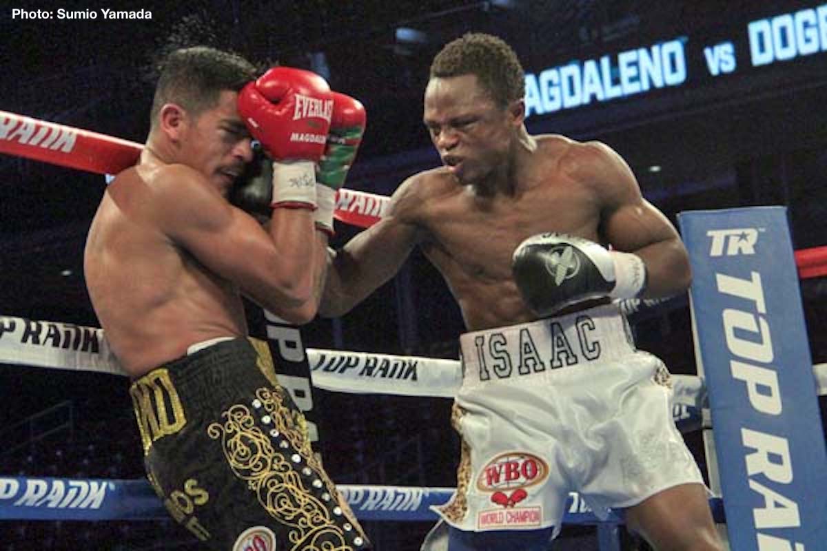 Dogboe outclasses, stops Magdaleno to become Ghana's new world champ