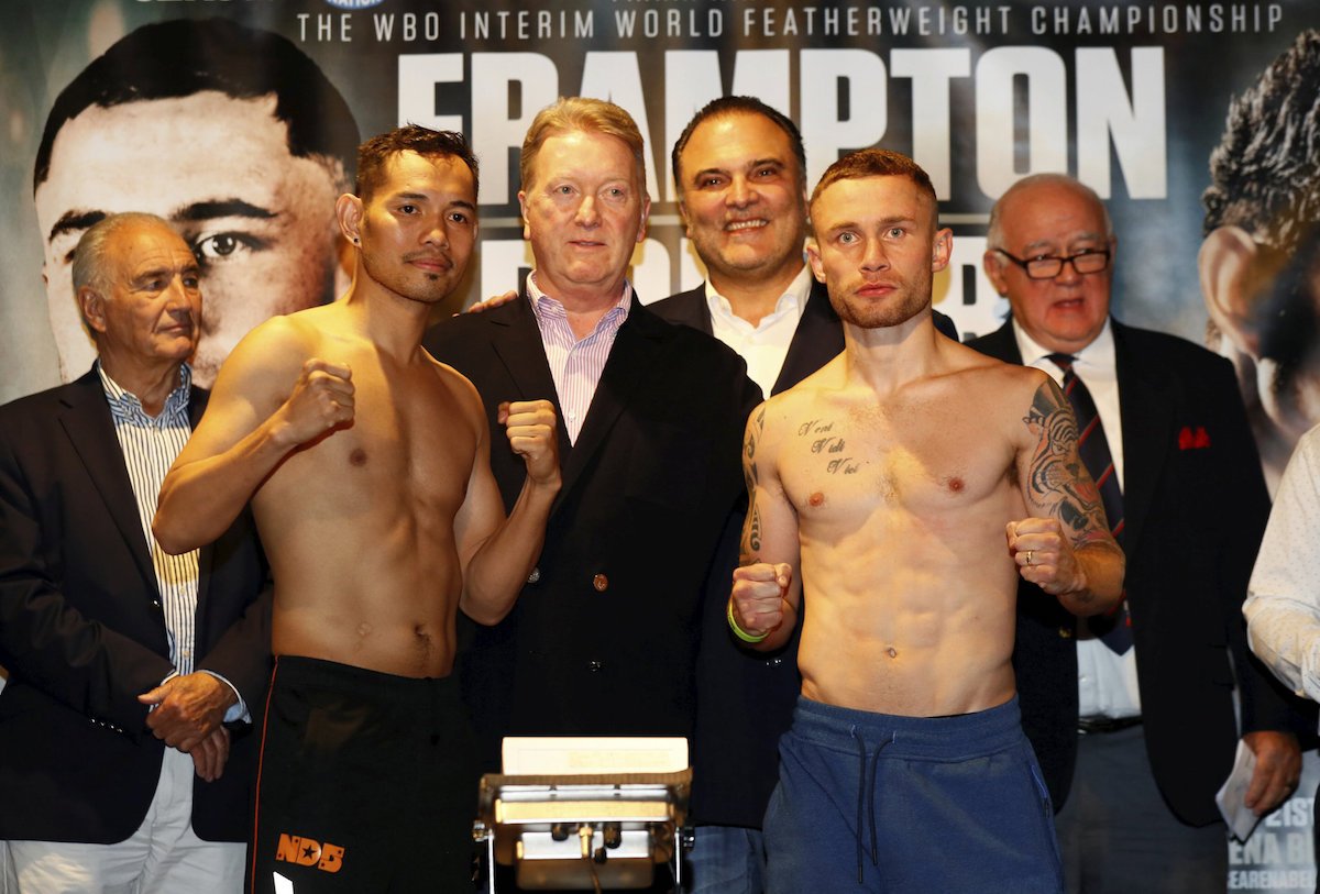 Weights: Carl Frampton – 125 ¼ Nonito Donaire – 125 ½