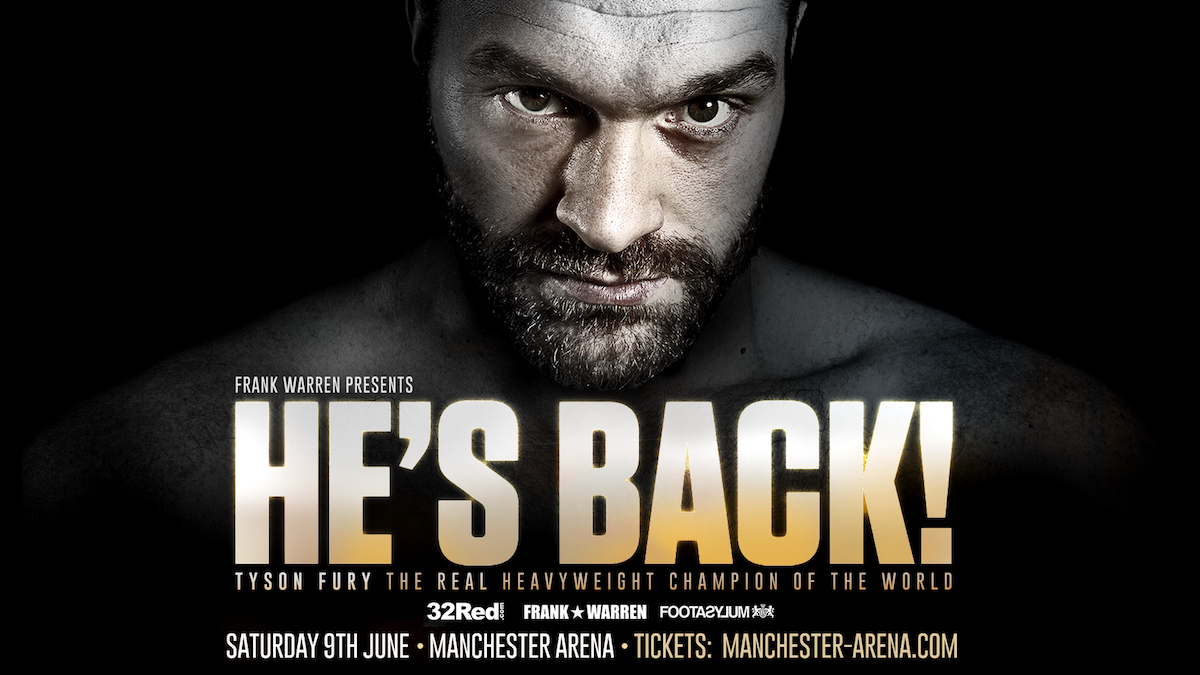 “He's Back!” Tyson Fury comeback date and venue announced at presser in London