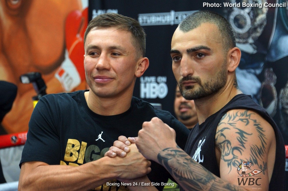 Live Stream: Gennady Golovkin - Vanes Martirosyan Weigh-In