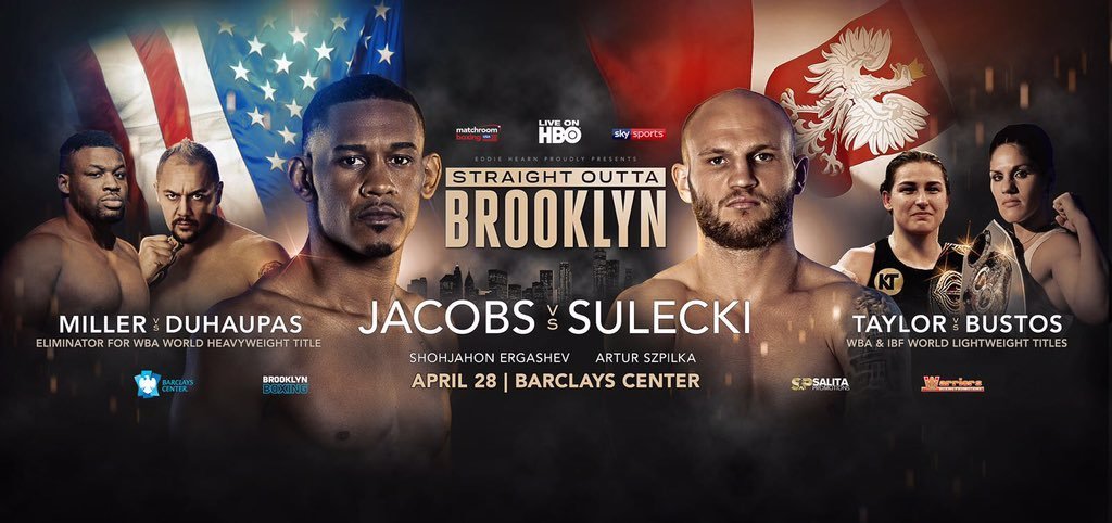 Jacobs vs. Sulecki from Brooklyn - On the next HBO World Championship Boxing